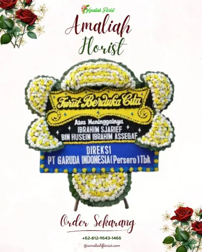 Papan Bunga Duka di Pare