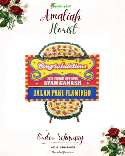 Bunga Papan Congratulation di Pare